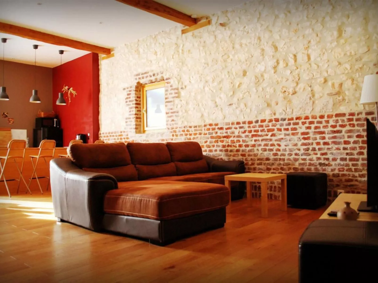 Liebevoll renoviertes Ferienhaus als Teil eines kleinen Bauernhauses mit abgesc-Binnen