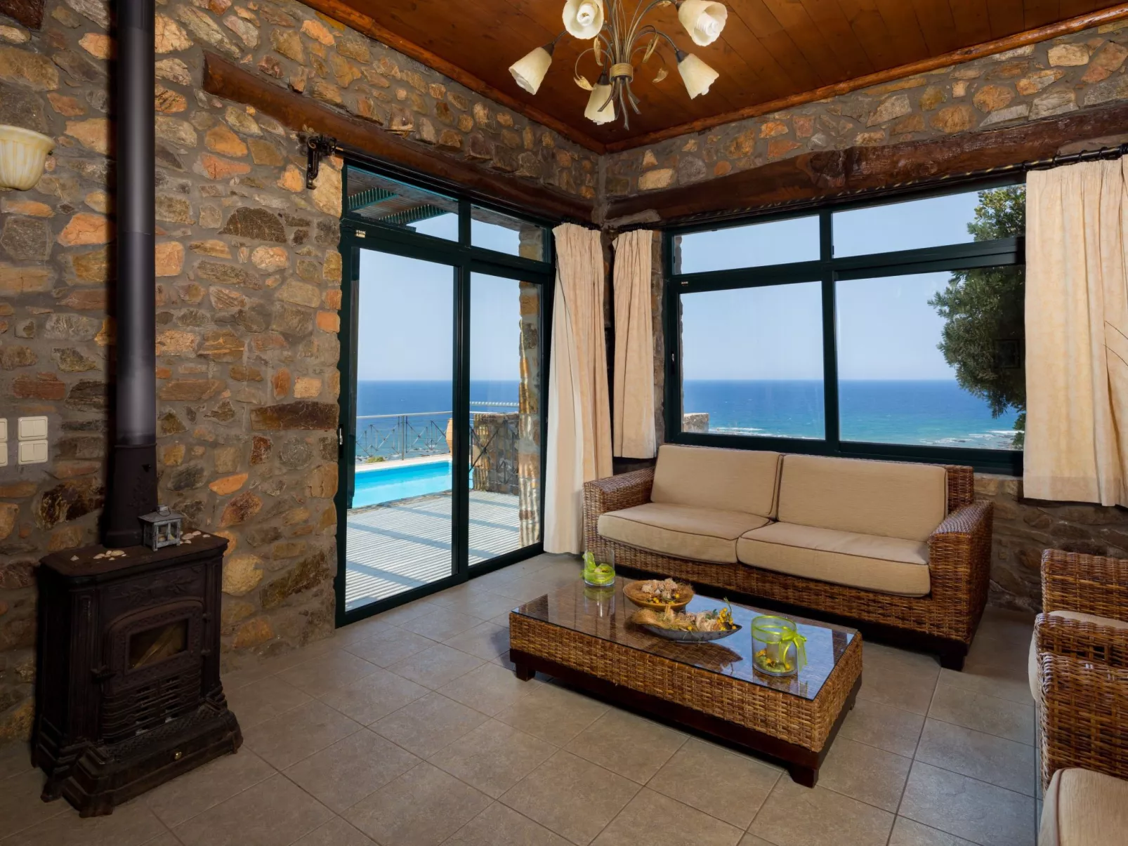 Wunderschöne Villa mit Meerblick in der Nähe von Elafonissi-Binnen