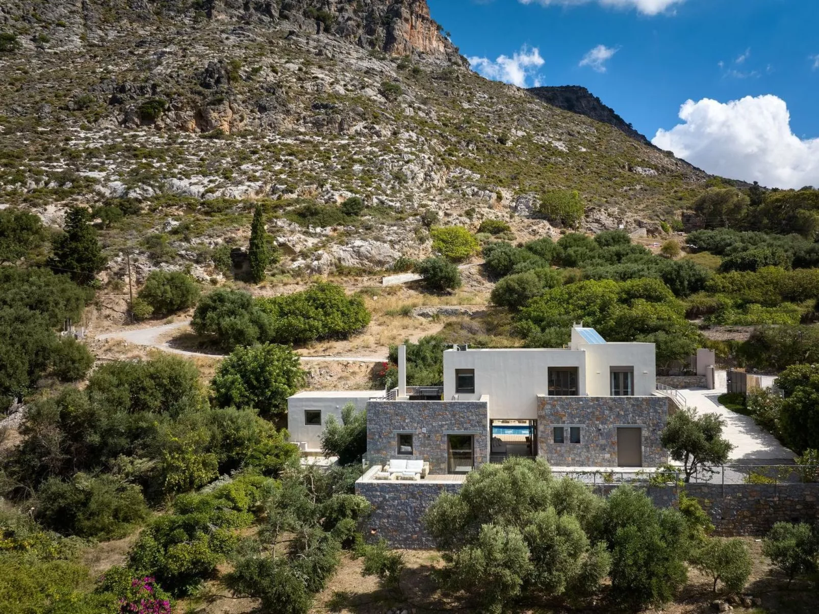 Villa Adagio mit Privatpool in Vrachasi, Kreta-Binnen