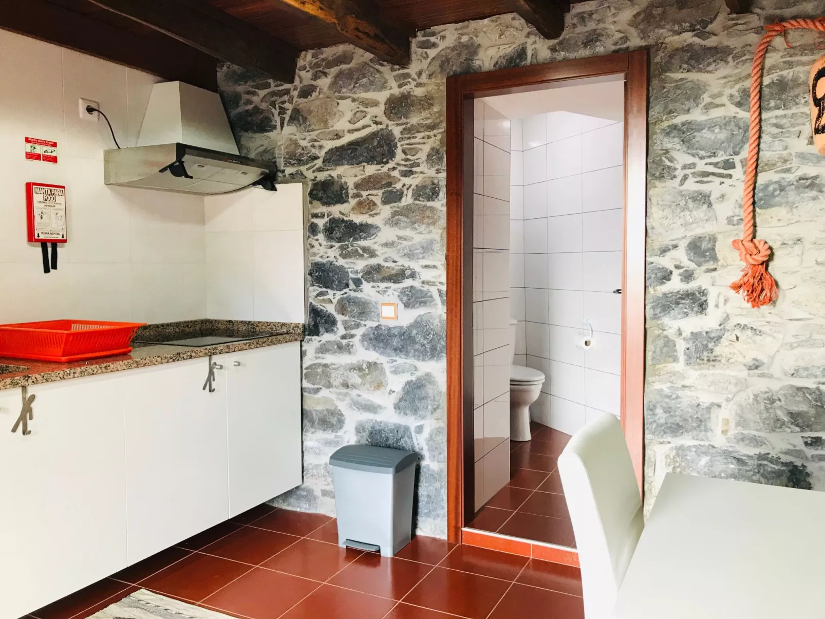 Casa Lugar da Ribeira mit Dachterrasse-Binnen