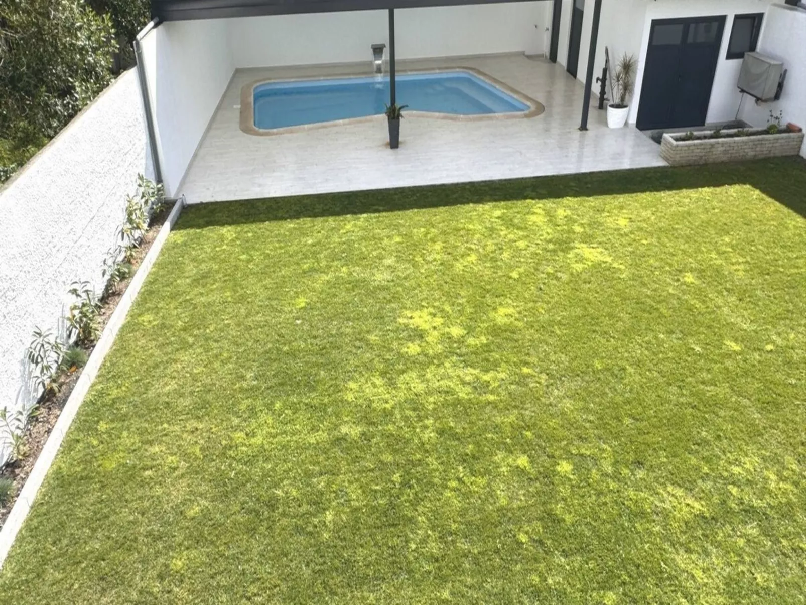 Strandhaus -Salzwasserpool, Geheizt Bedeckt-Buiten