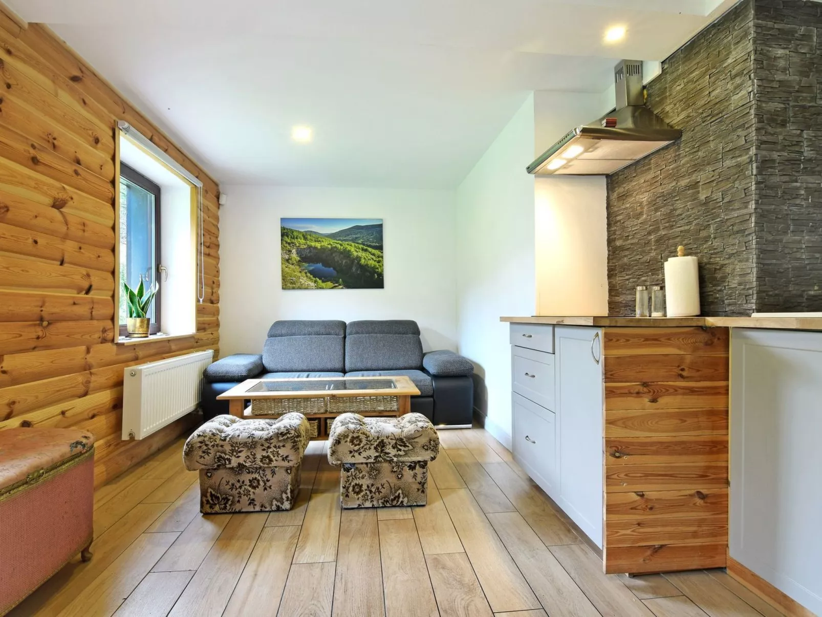 "Gartenwohnung"-Binnen