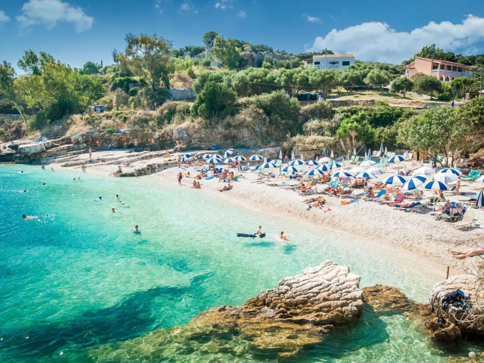 Stilvolle Erdgeschosswohnung Wave Tria in Kassiopi-Binnen