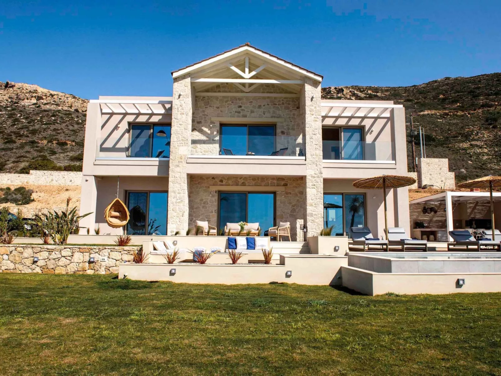 Villa Mare I ''Free'' Beheizter Pool, Unendlich blau-Binnen