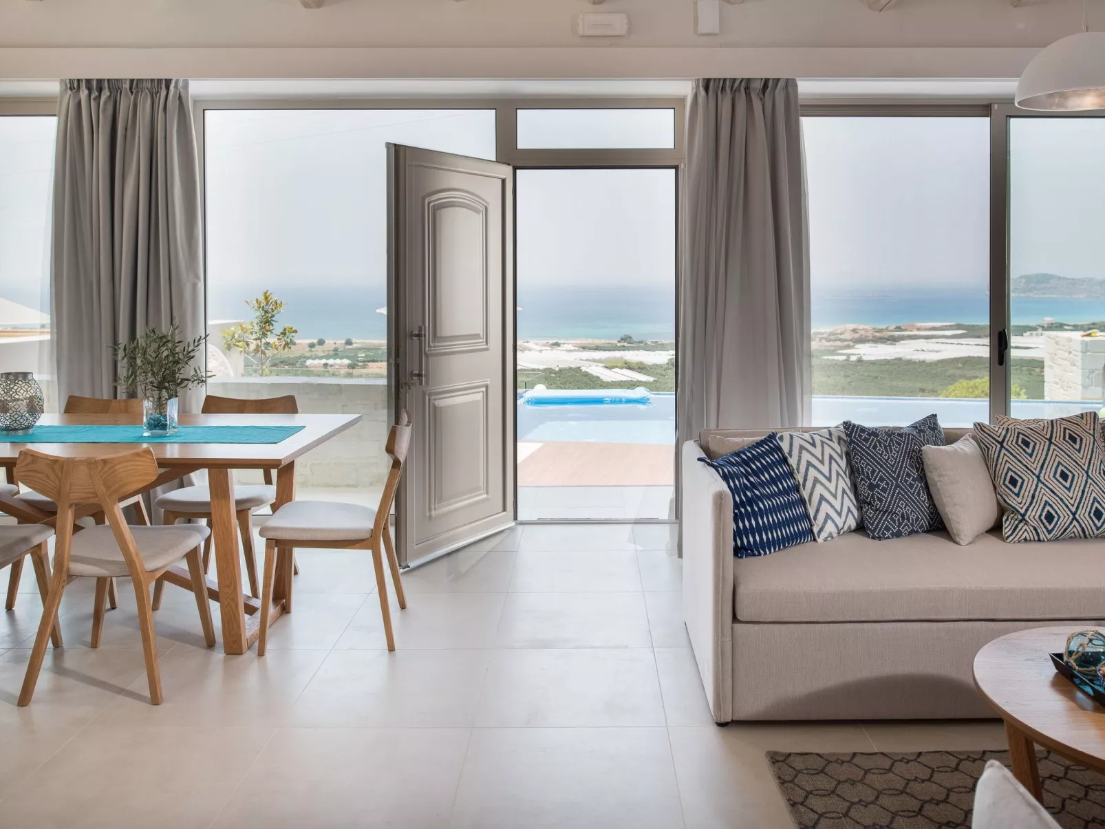 Villa Elpida I Meerblick, ''beheizter'' Pool-Binnen