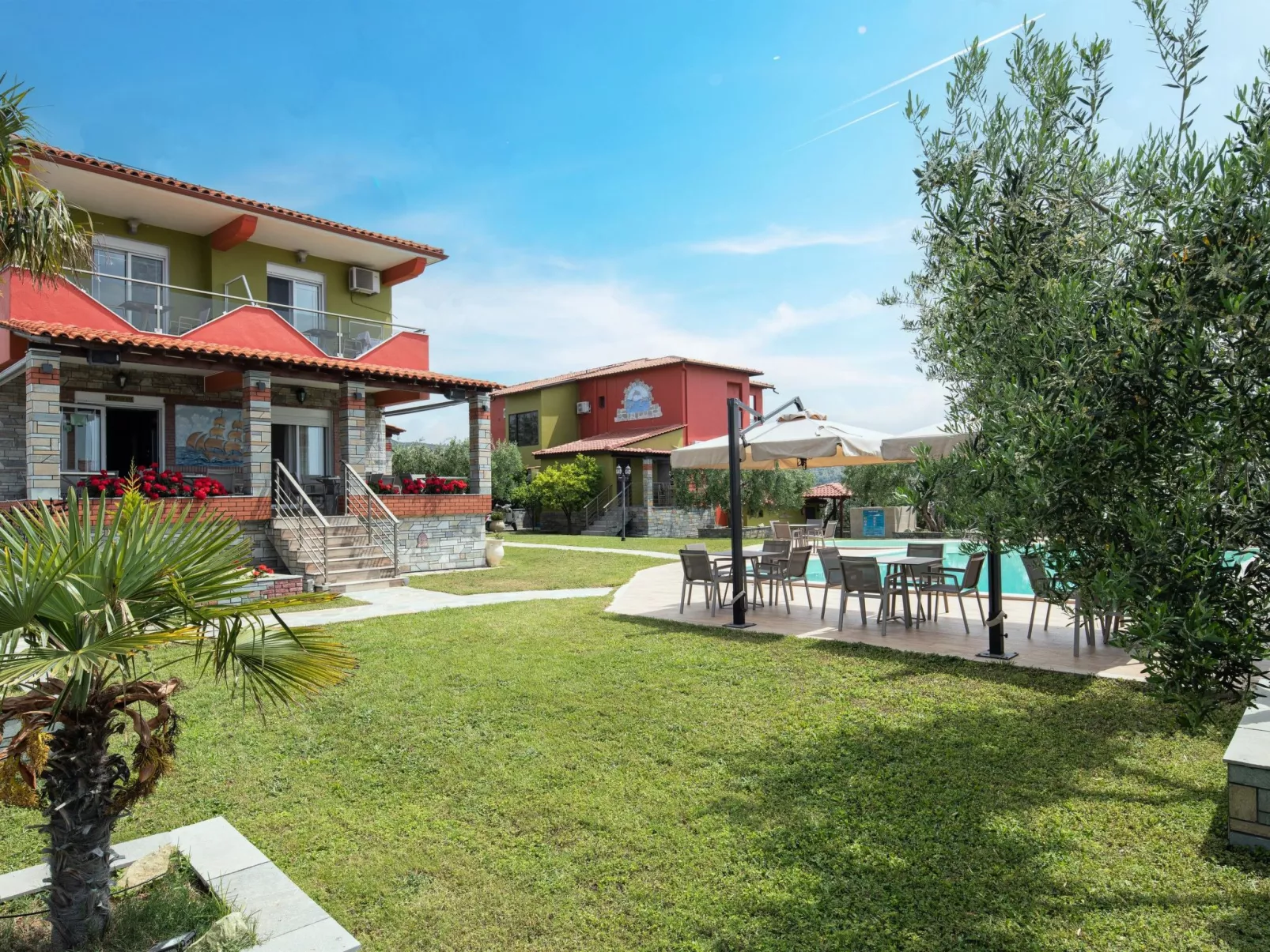 Modernes Studio mit Meerblick-Binnen