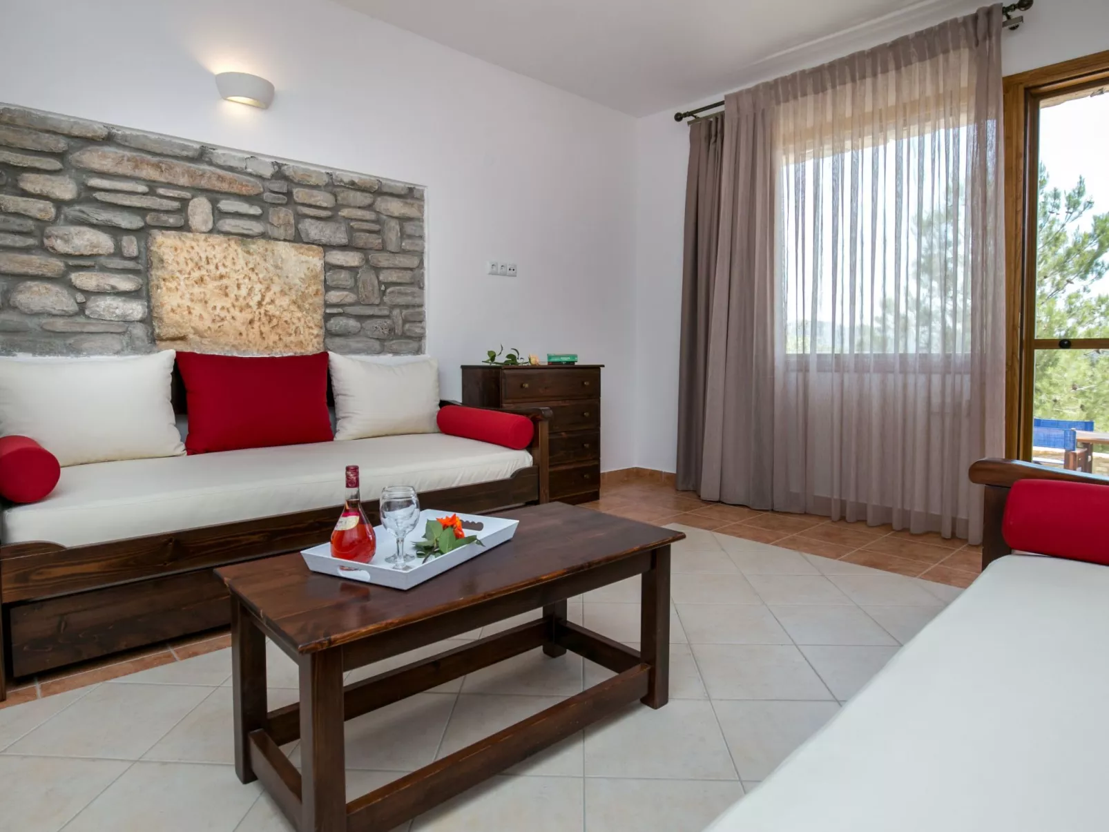 In Thasos mit Garten und Terrasse-Binnen