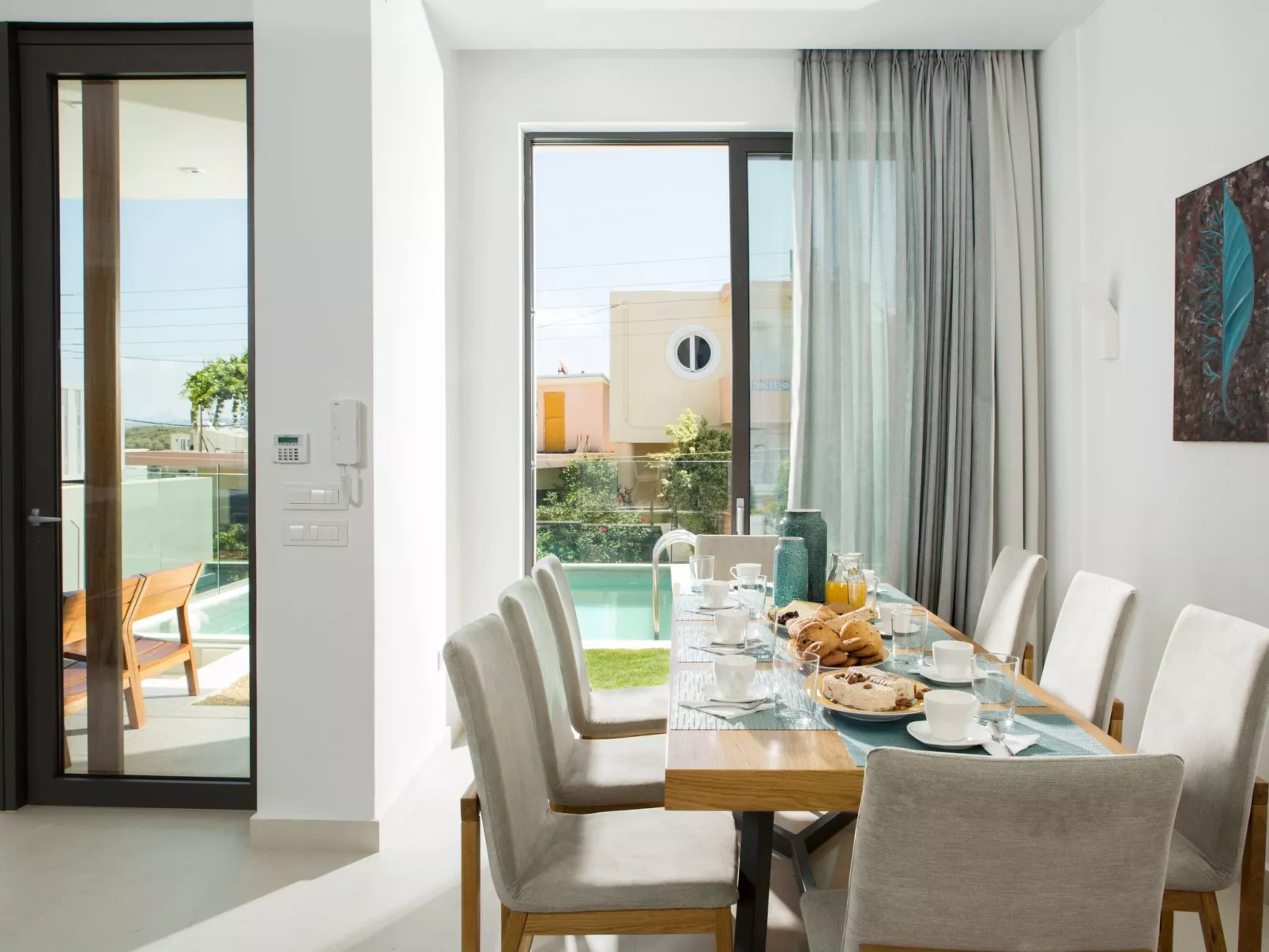 Villa in der Nähe von Chania, nur 150 Meter vom Strand entfernt-Buiten