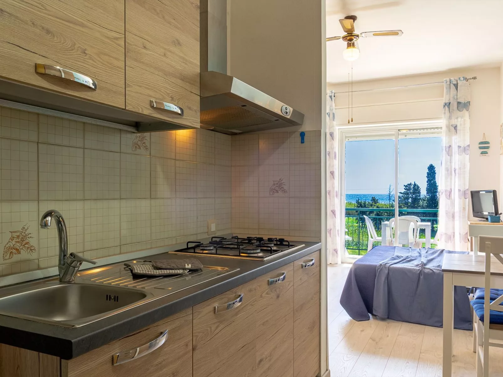 Studio mit Korallenblick in Chianchitta-Pallio-Binnen