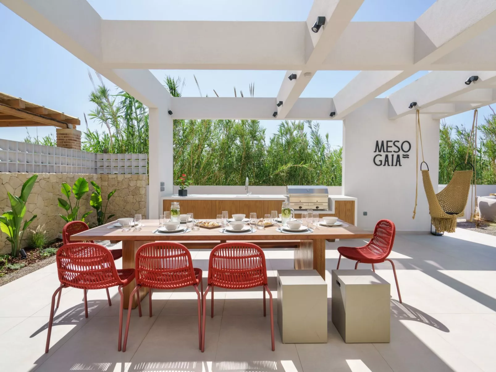 Villa am Strand, beheizter Pool, Playarea, Whirlpool-Buiten