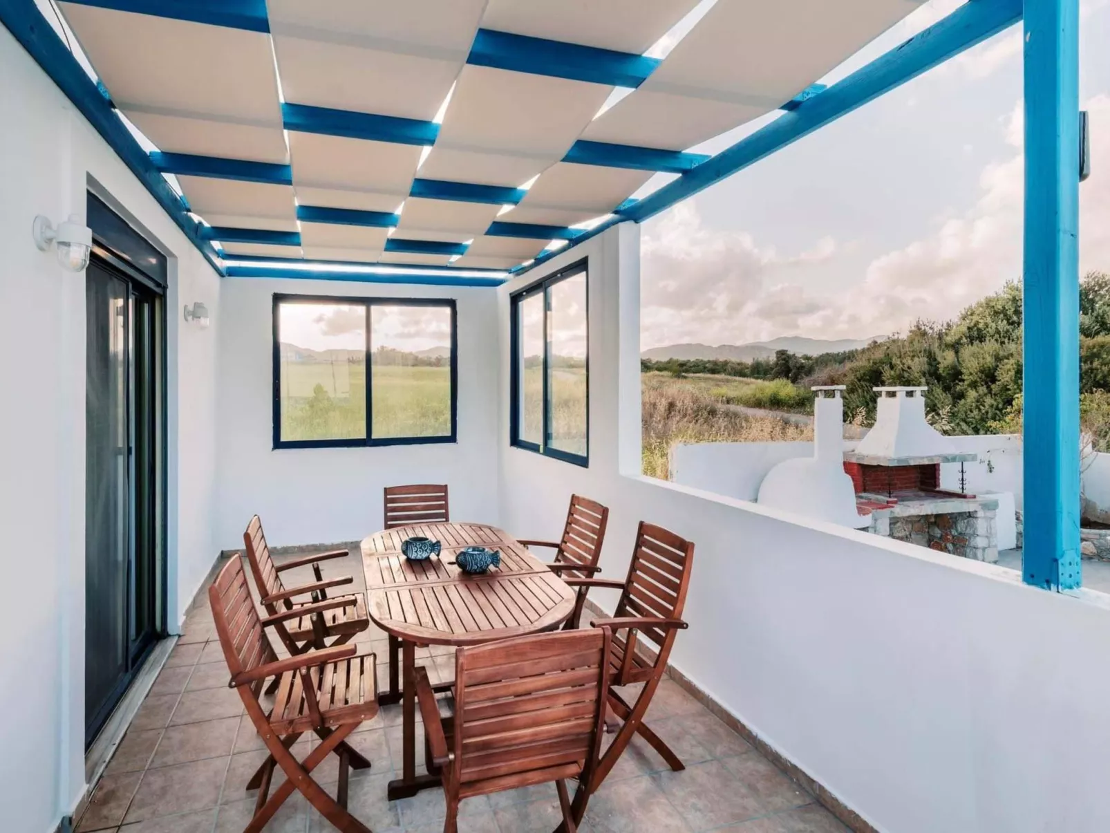 Wunderschöne Villa Infinity Blue-Buiten