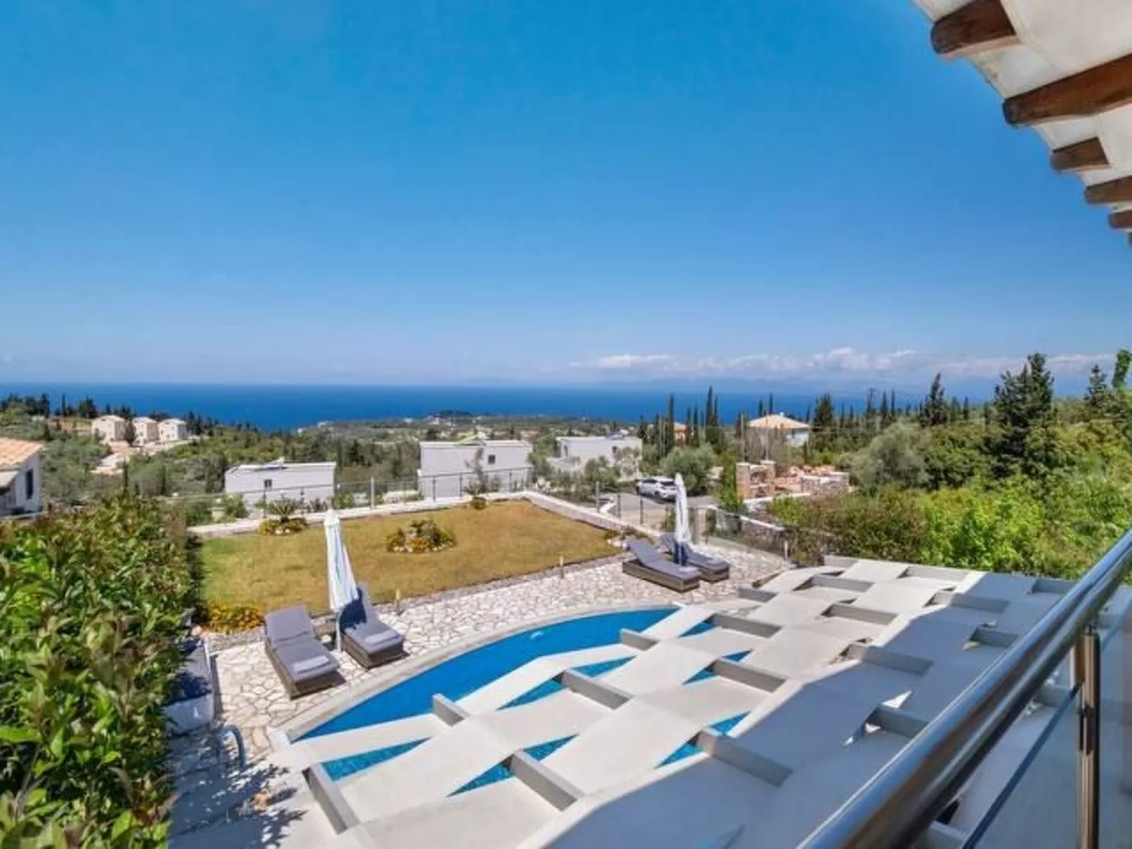 Luxuriöse Steinvilla Emily nahe dem Strand von Mylos-Binnen