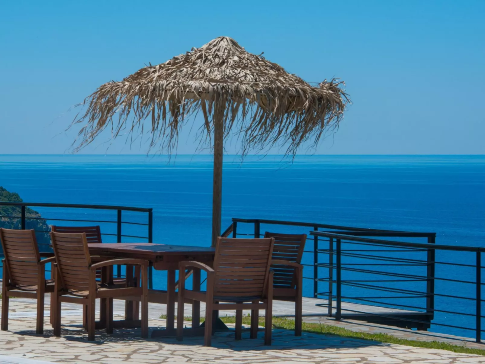 Großes Ferienhaus in Lefkada mit Eigenem Pool-Buiten