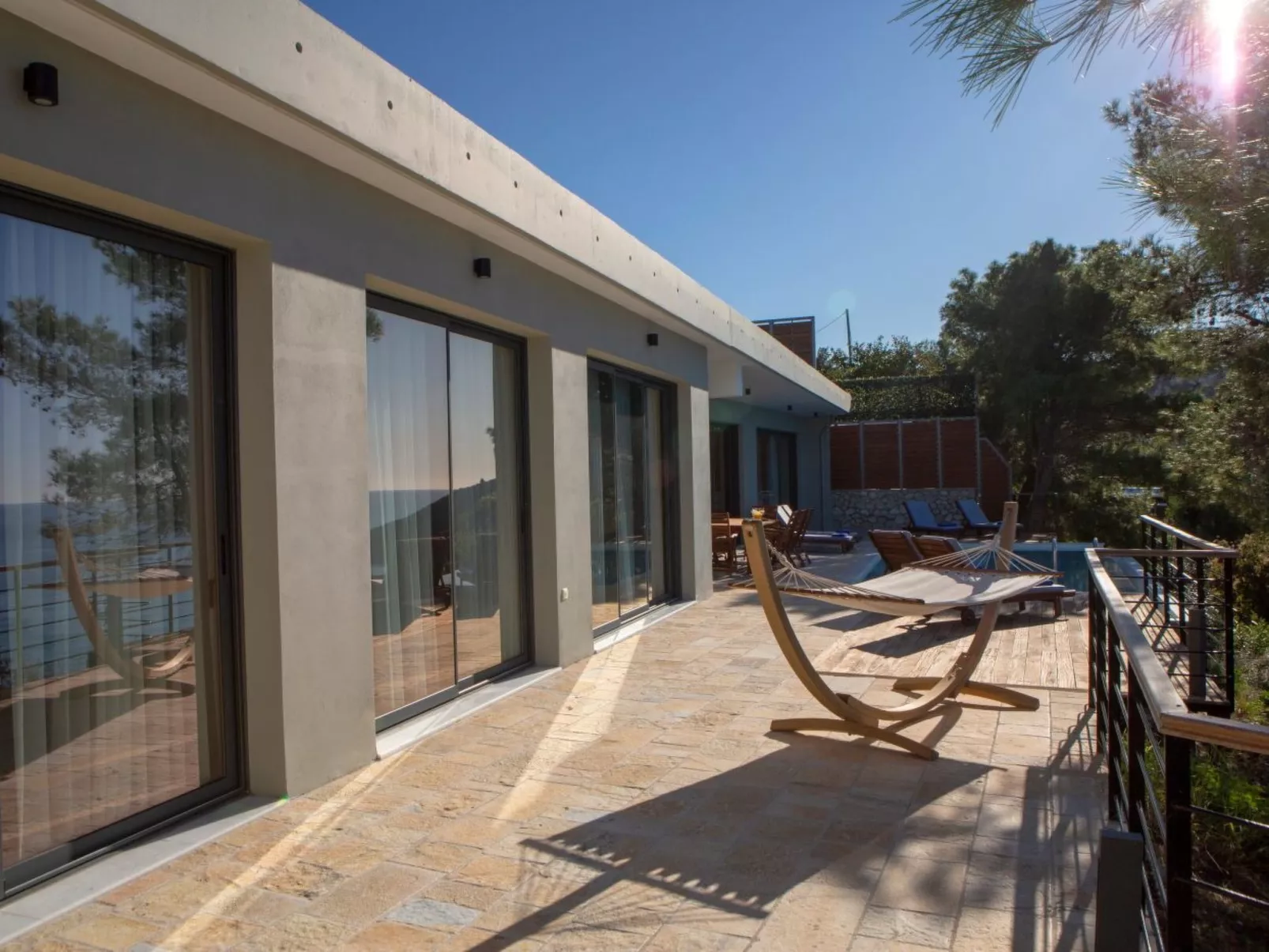 Milos Bay Villas- Brandneue moderne Villa mit spektakulärem Blick auf den Stran-Binnen