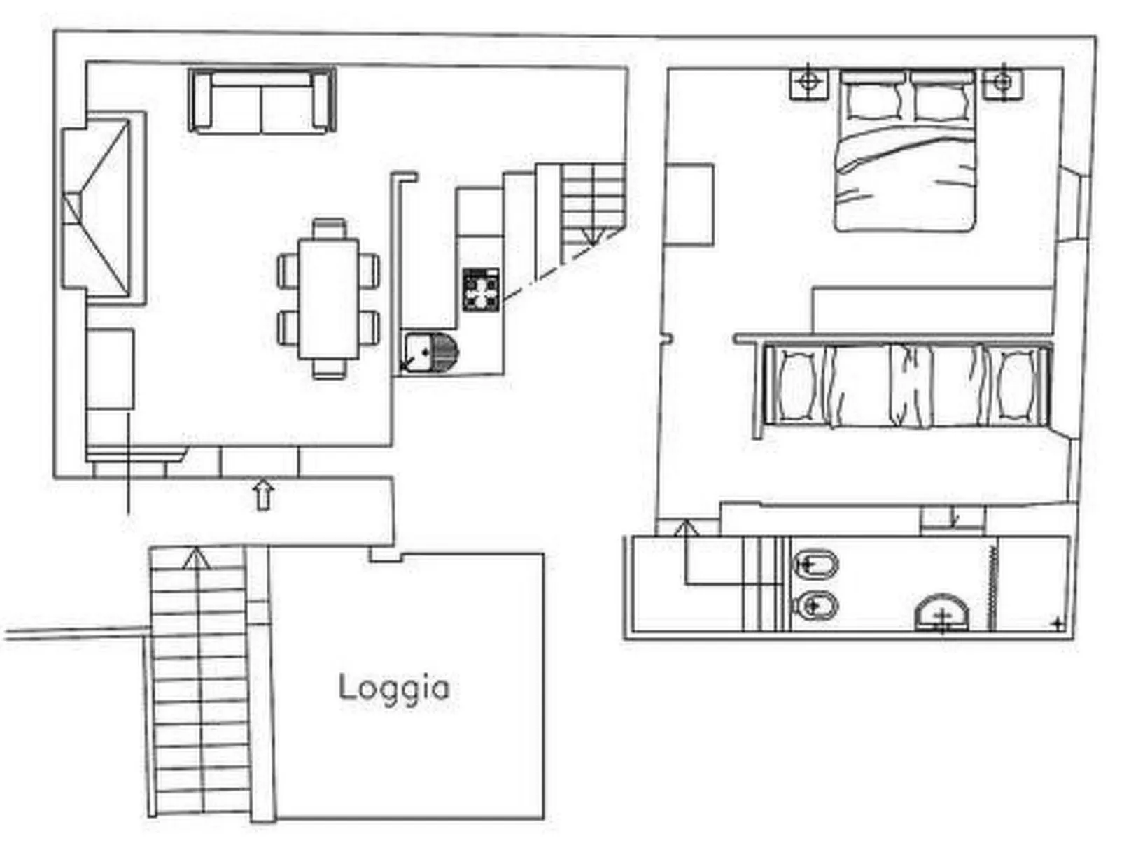 Santinovo torrino' Wohnung-Binnen