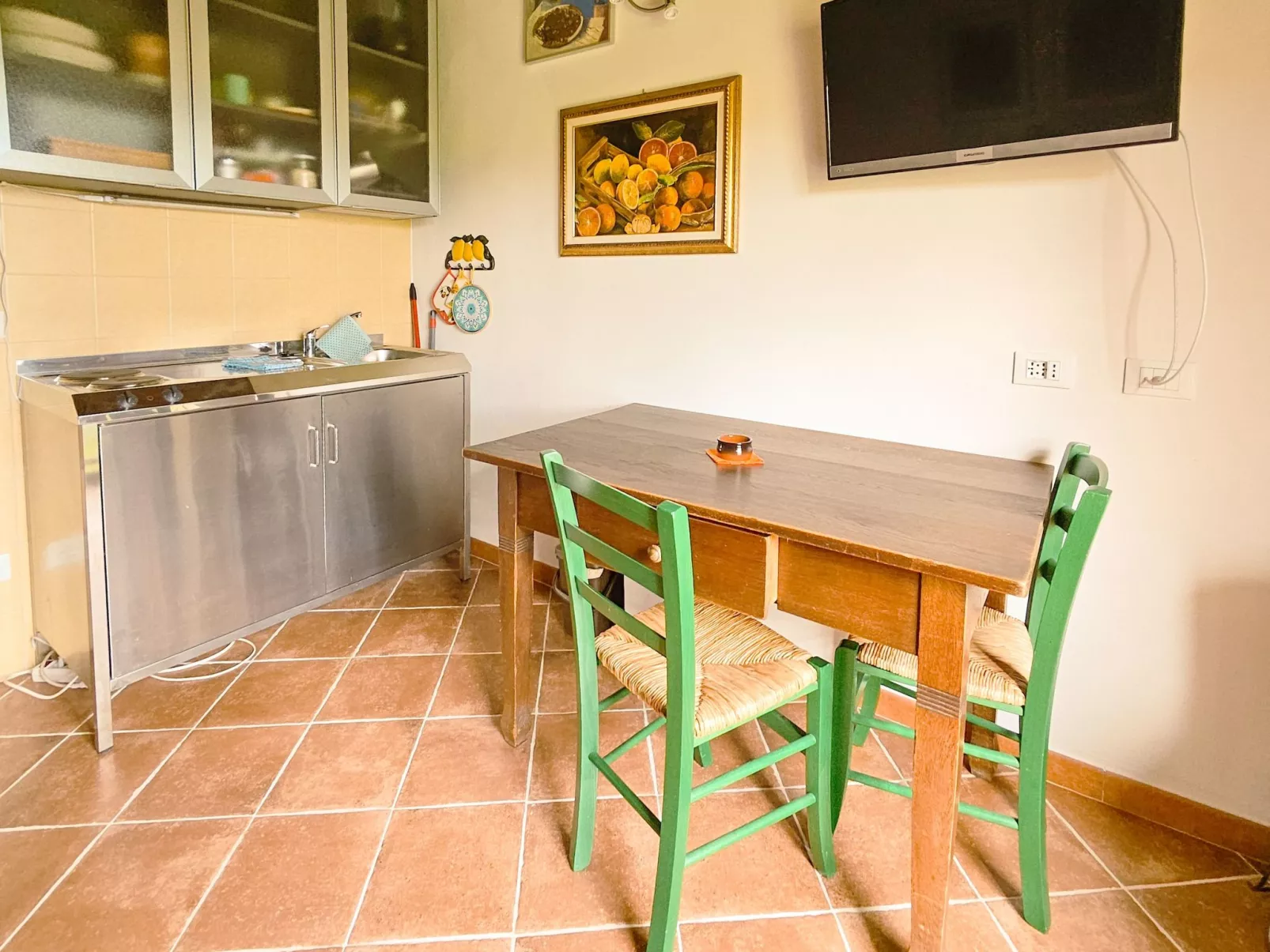 Mini-Appartement Casa Colombana mit Panoramablick-Binnen