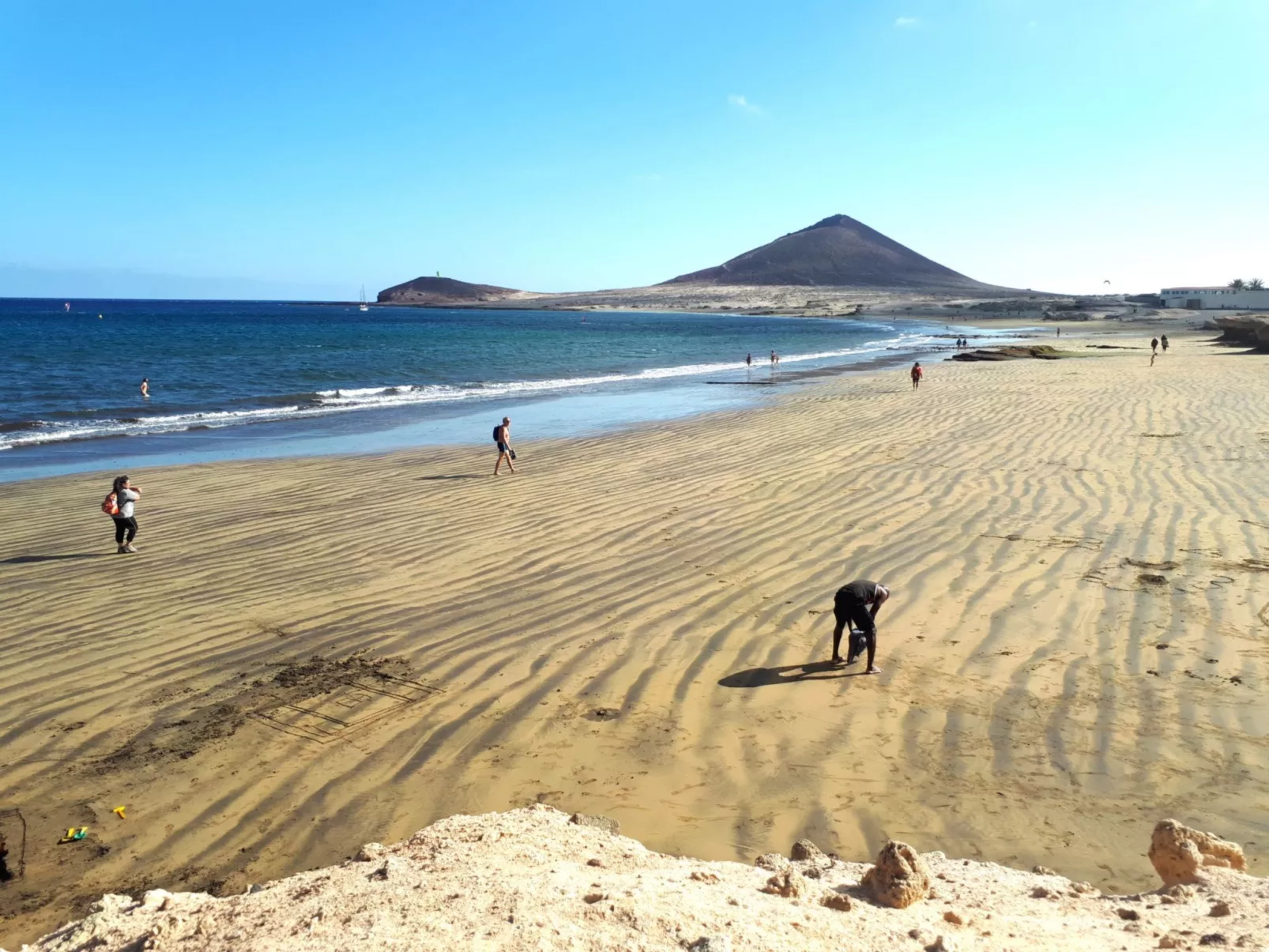 Wohnung mit Terrasse und Blick in el Medano-Binnen