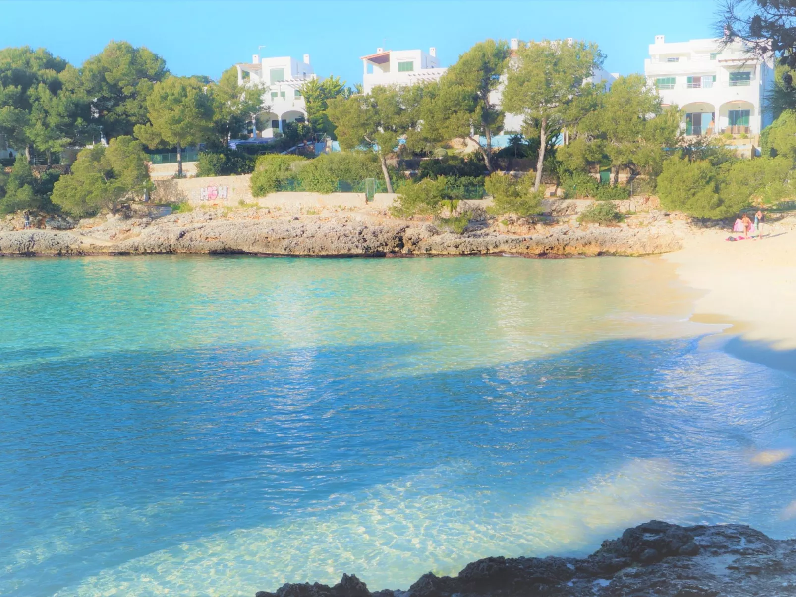 Bungalow con piscina-Buiten