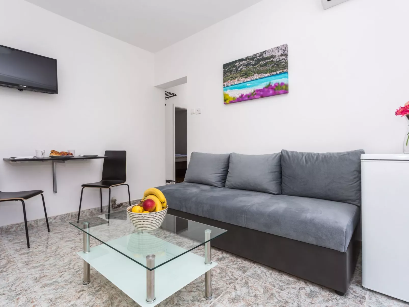 Appartement in Baška mit Eigenem Balkon-Binnen