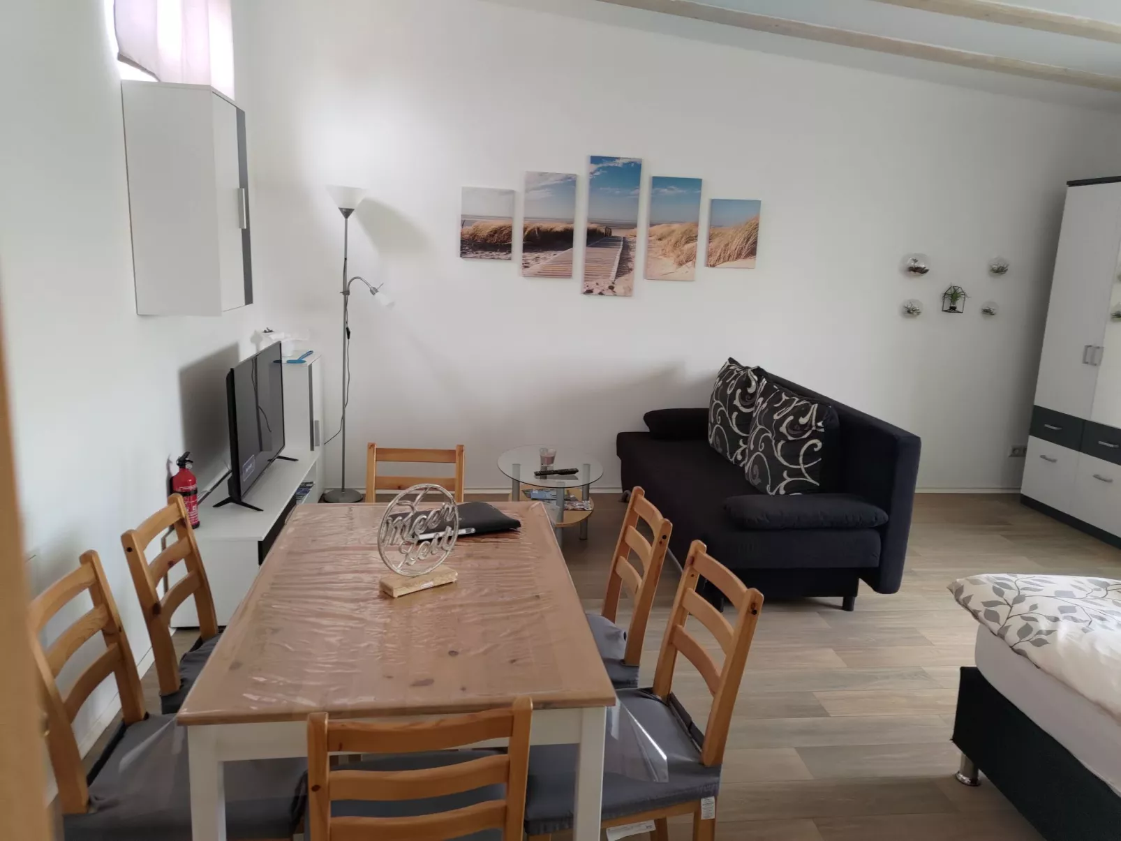 Nette Wohnung in Großsteinberg mit Grill und Terrasse-Binnen