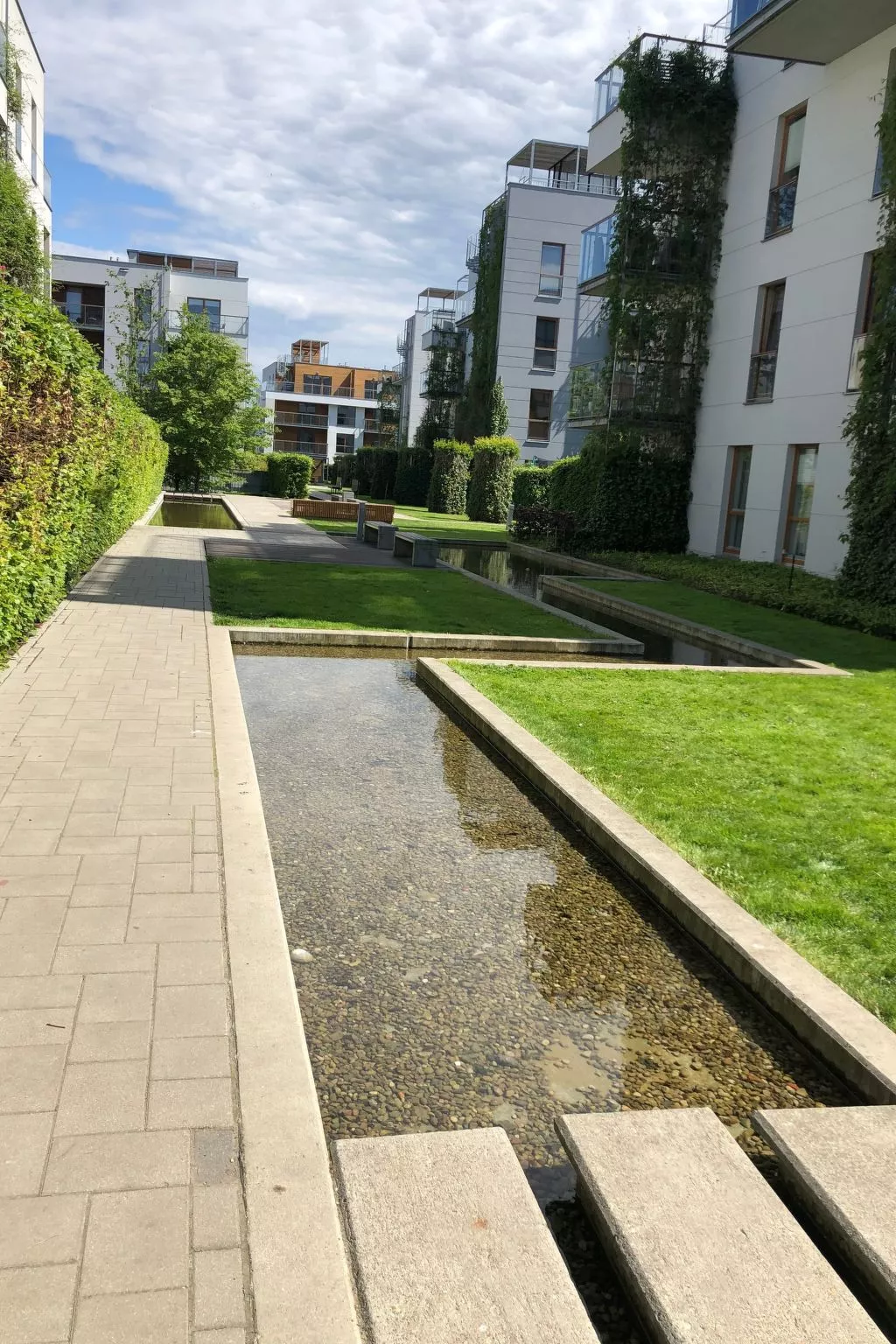 Wohnung in Brzeźno mit Großem Garten-Buiten