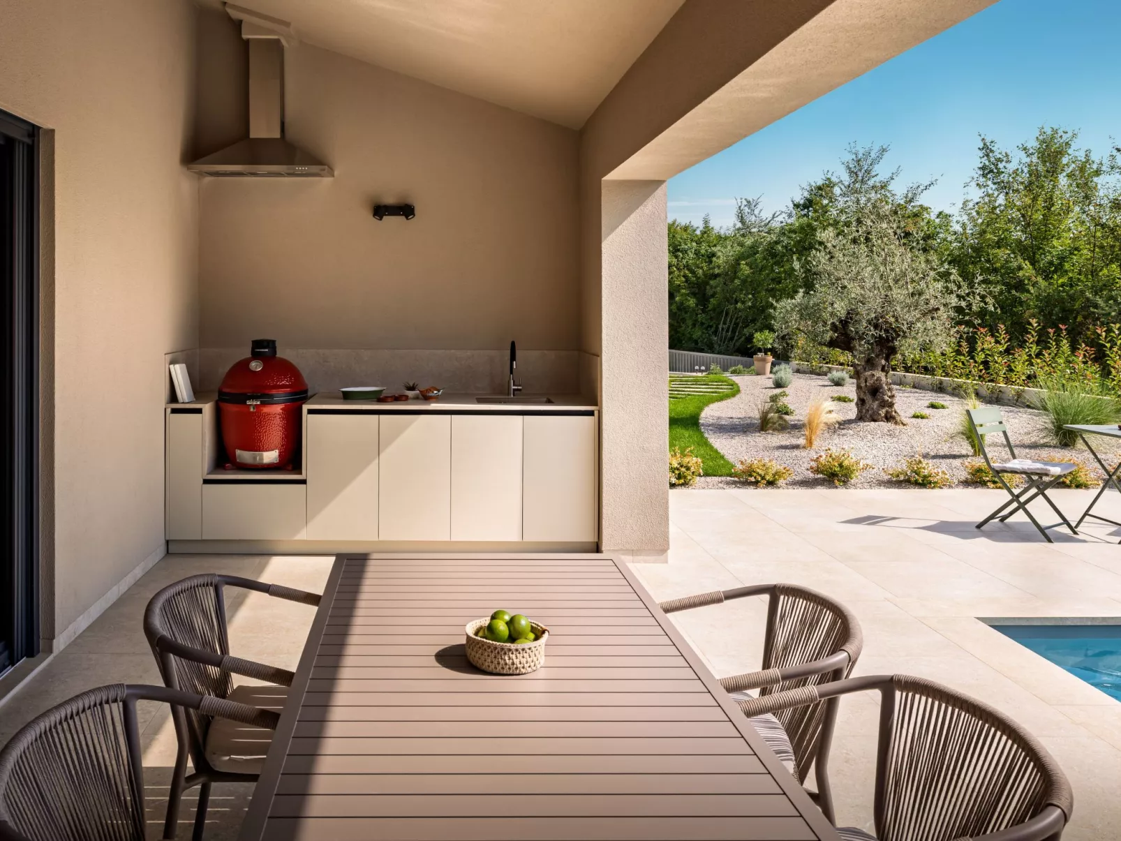 Design Villa Nux für 5 Personen mit beheiztem Pool-Binnen