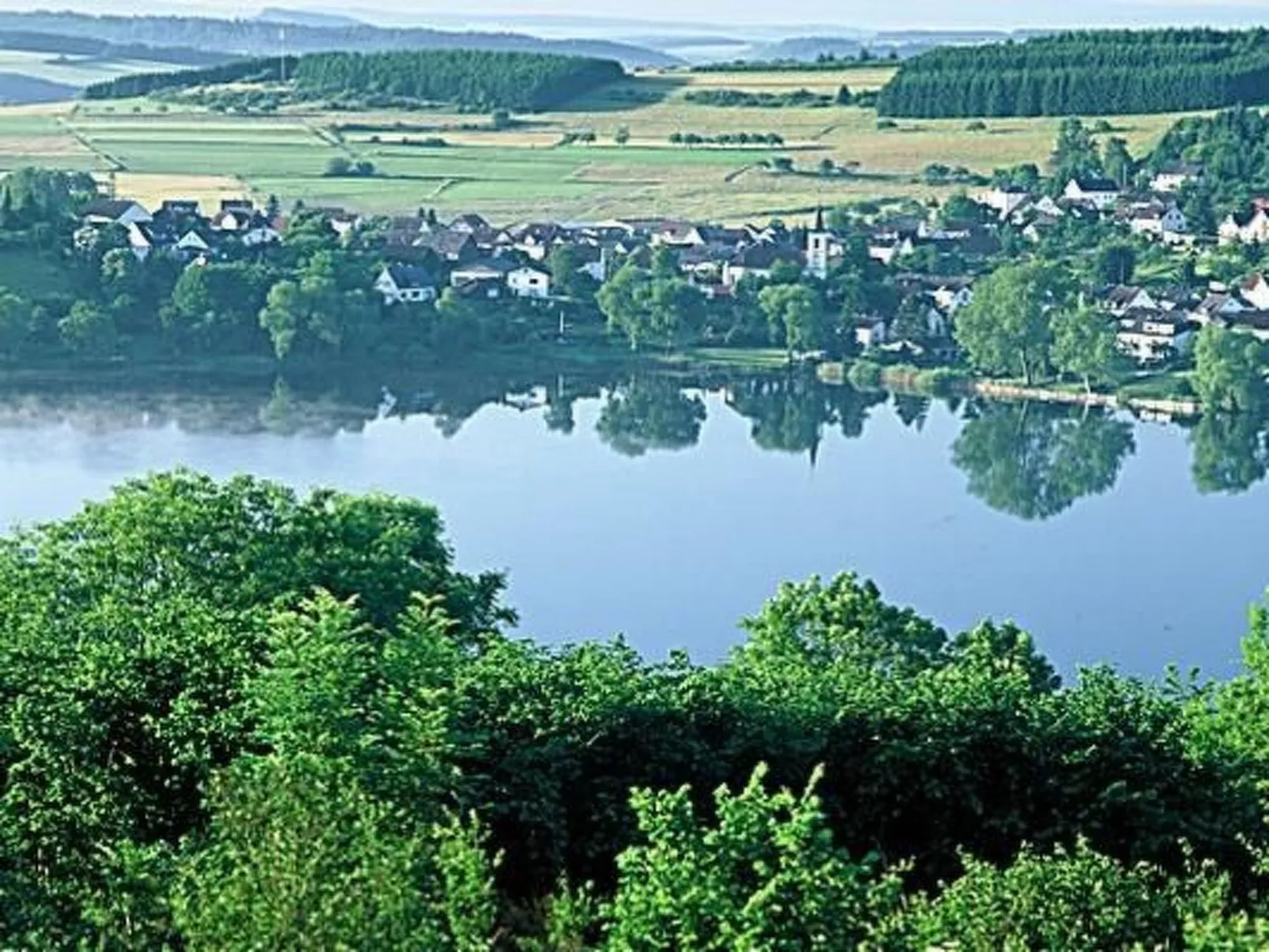 Seeblick in Schalkenmehren-Binnen