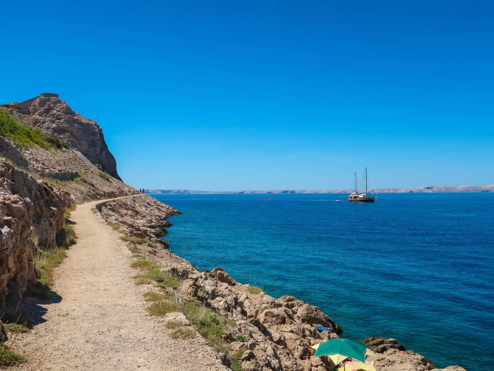 Für 6 Personen ca. 50 m&sup2; in Jablanac, Adriaküste Kroatien (Kvarner Bucht)-Omgeving