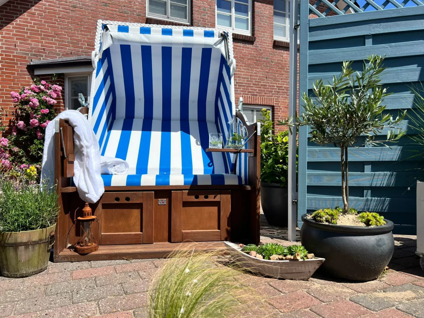 Gemütliche Wohnung für 2 Personen mit Gartensauna-Binnen