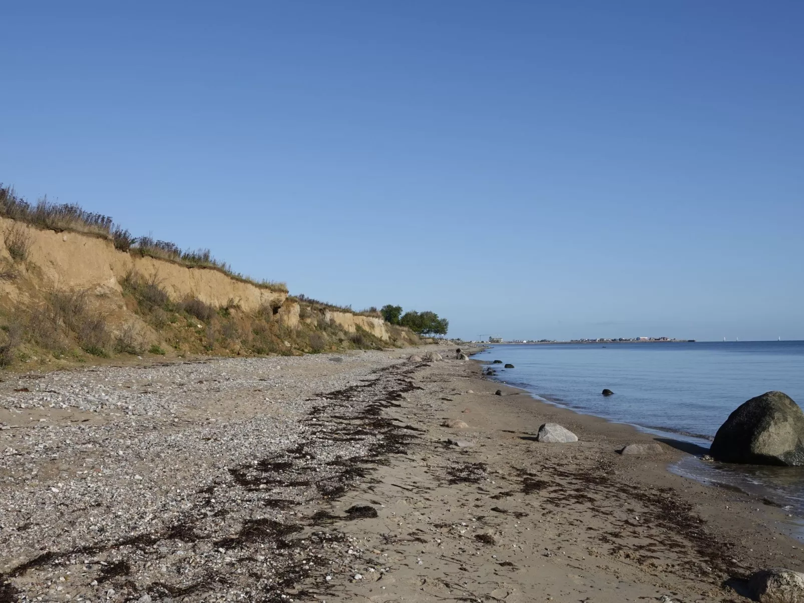 Hygge hus, tolle Ostseelage, freier Blick auf Felder-Buiten