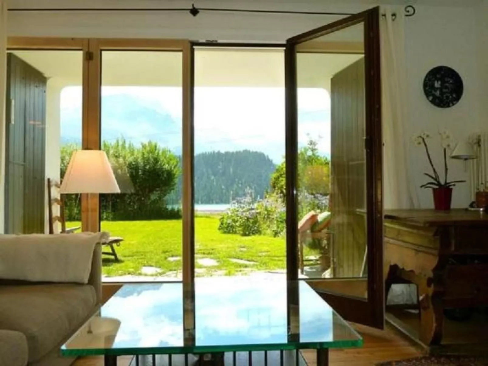 Chesa Cagiuma, Gartenwohnung-Binnen