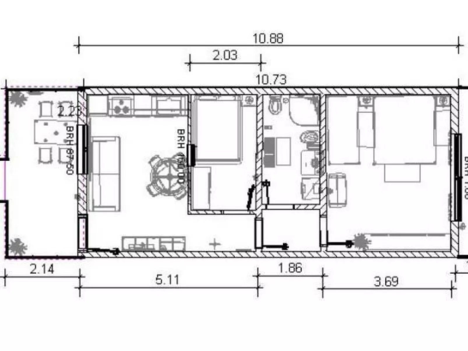 Appartement "Slavica" mit Blick auf das Wasser-Binnen