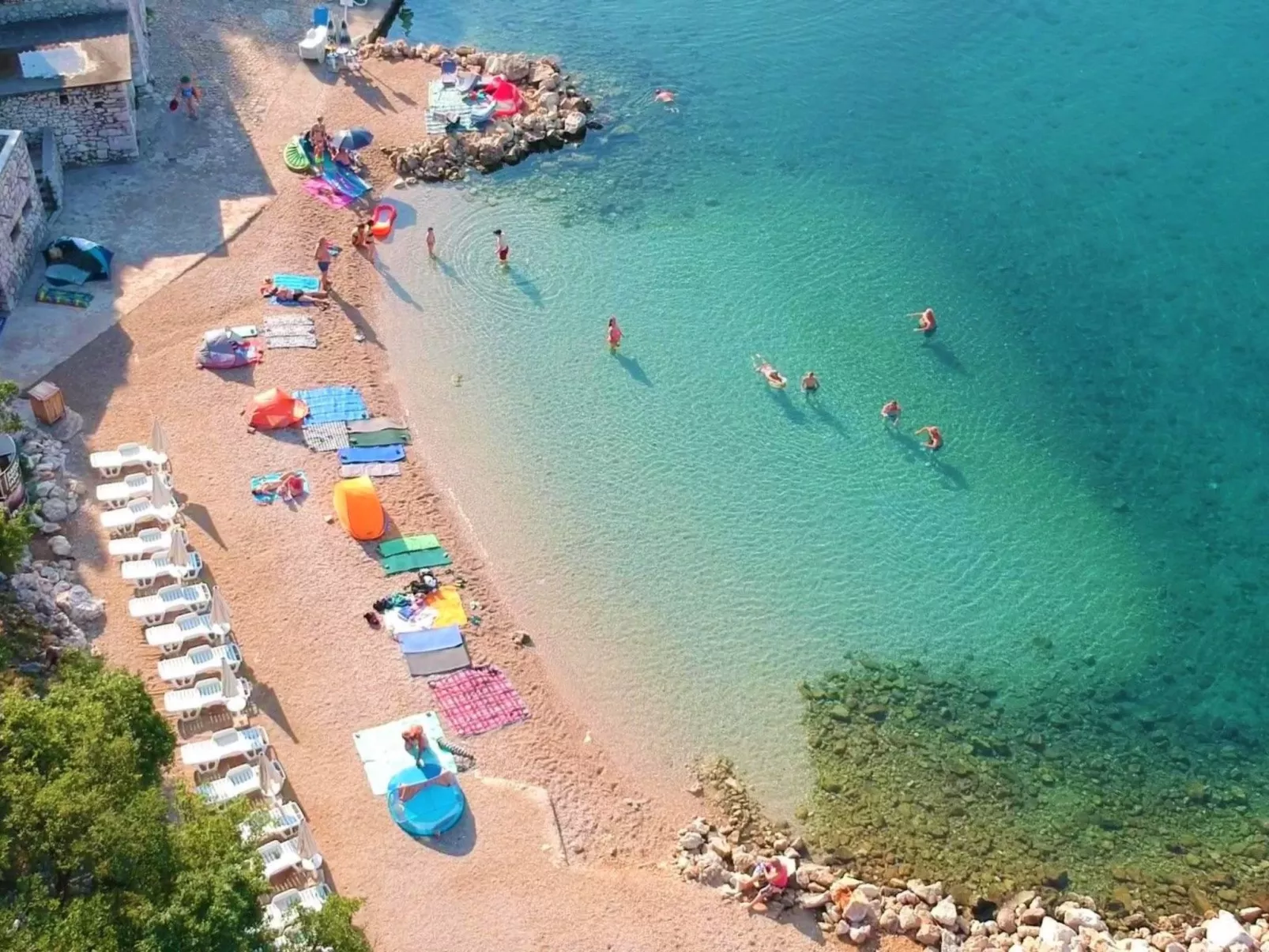 Haus in Dramalj mit gemeinschaftlichem Pool-Buiten