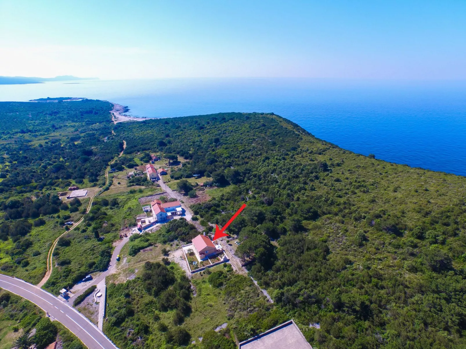 "Sakarun" mit Blick auf das Wasser-Buiten