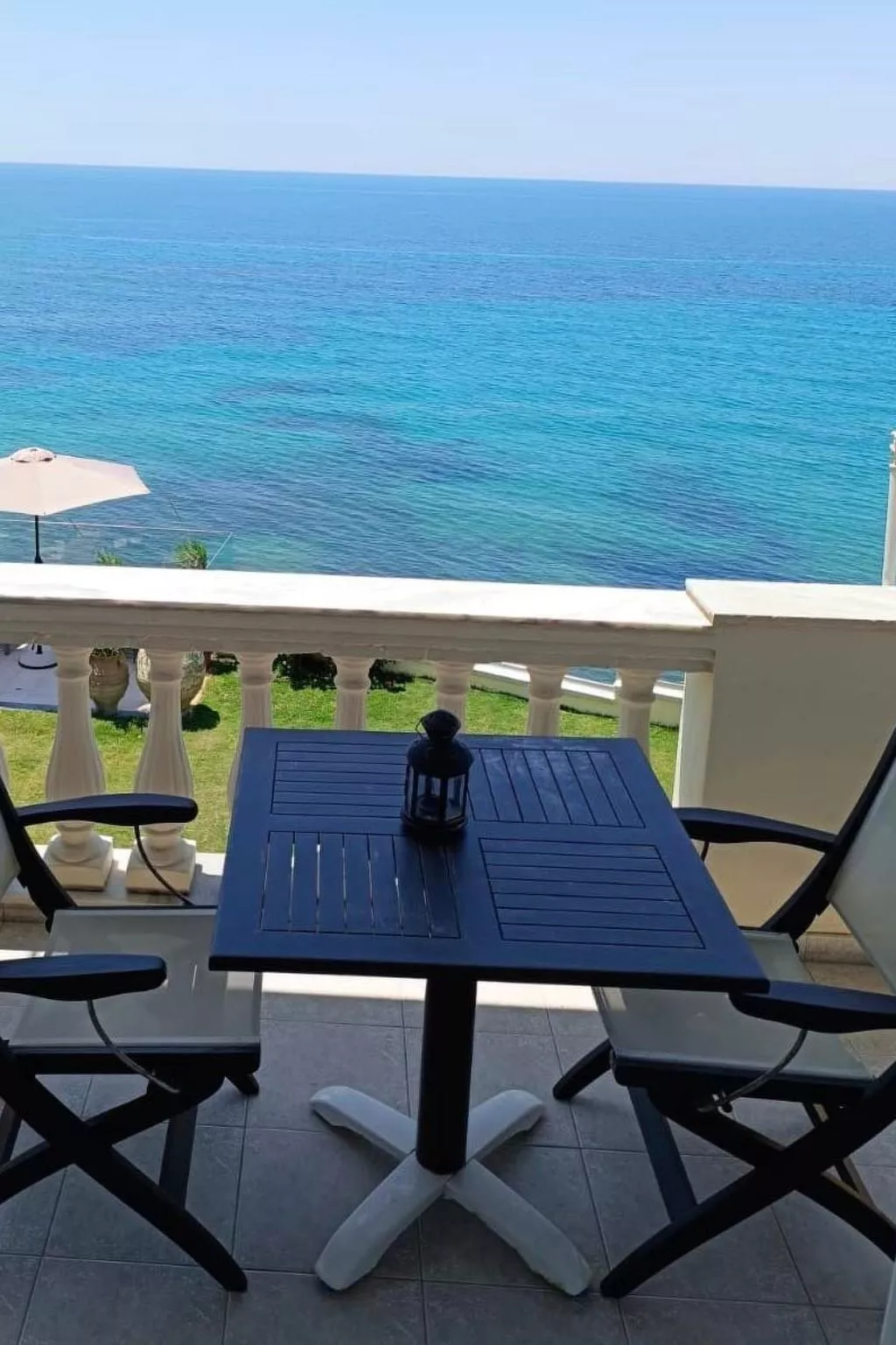 Villa am Meer Seahorse Bay Chalikounas, Korfu-Buiten