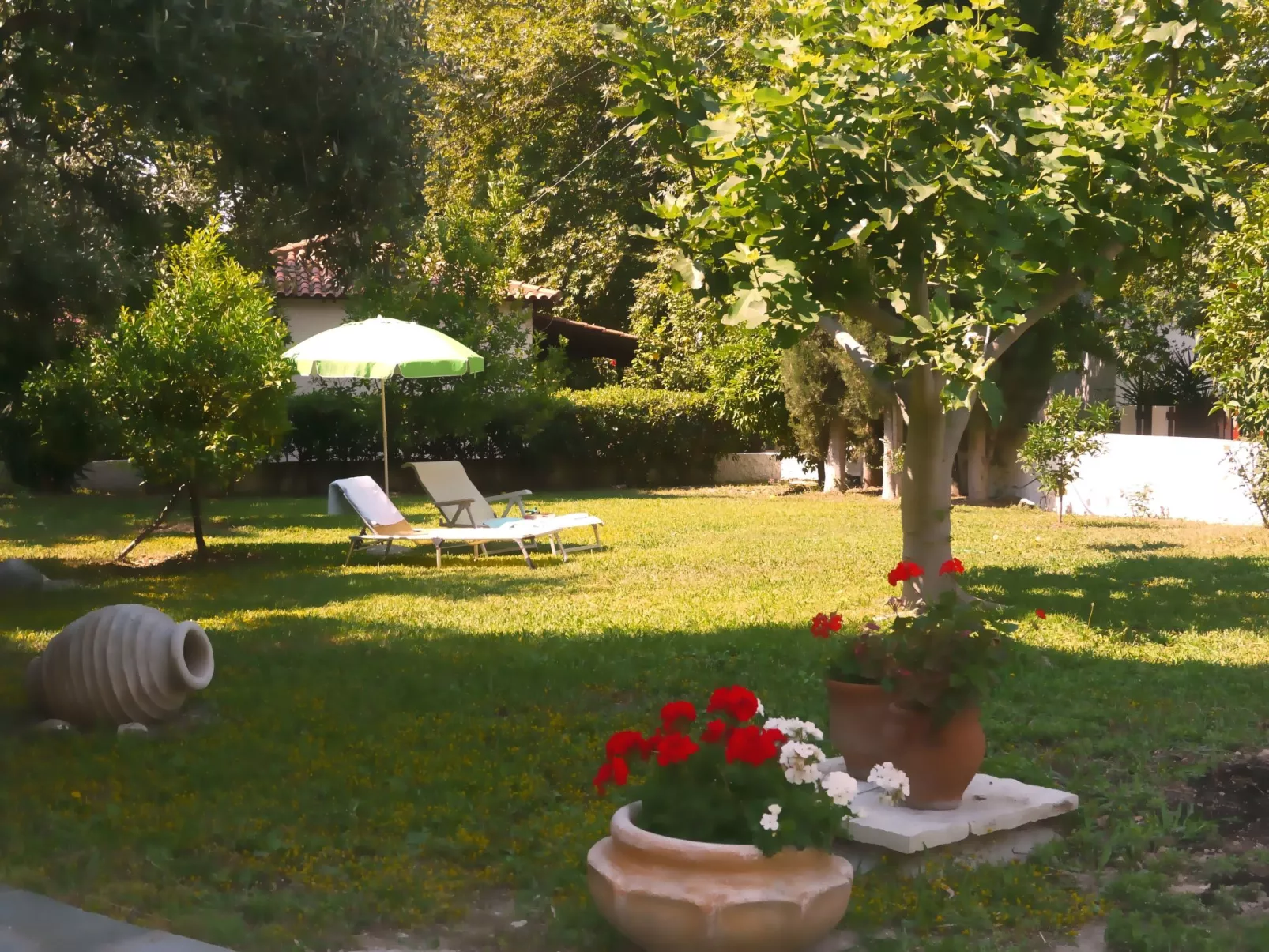 In Paralia Sergoulas mit Kleinem Balkon-Buiten