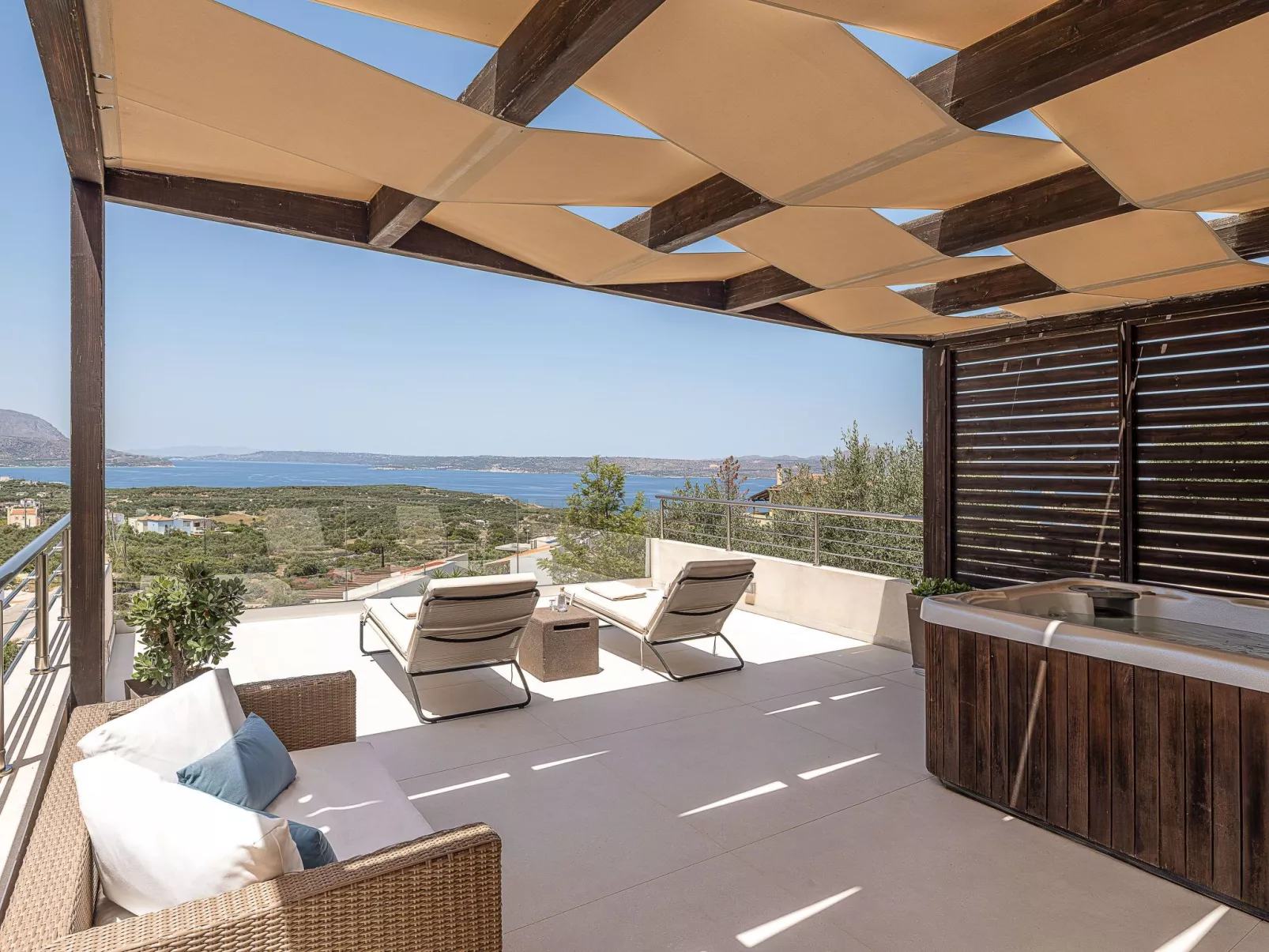 Adeste Seaview Villa III-Pool, Whirlpool, 900m zum Meer-Binnen
