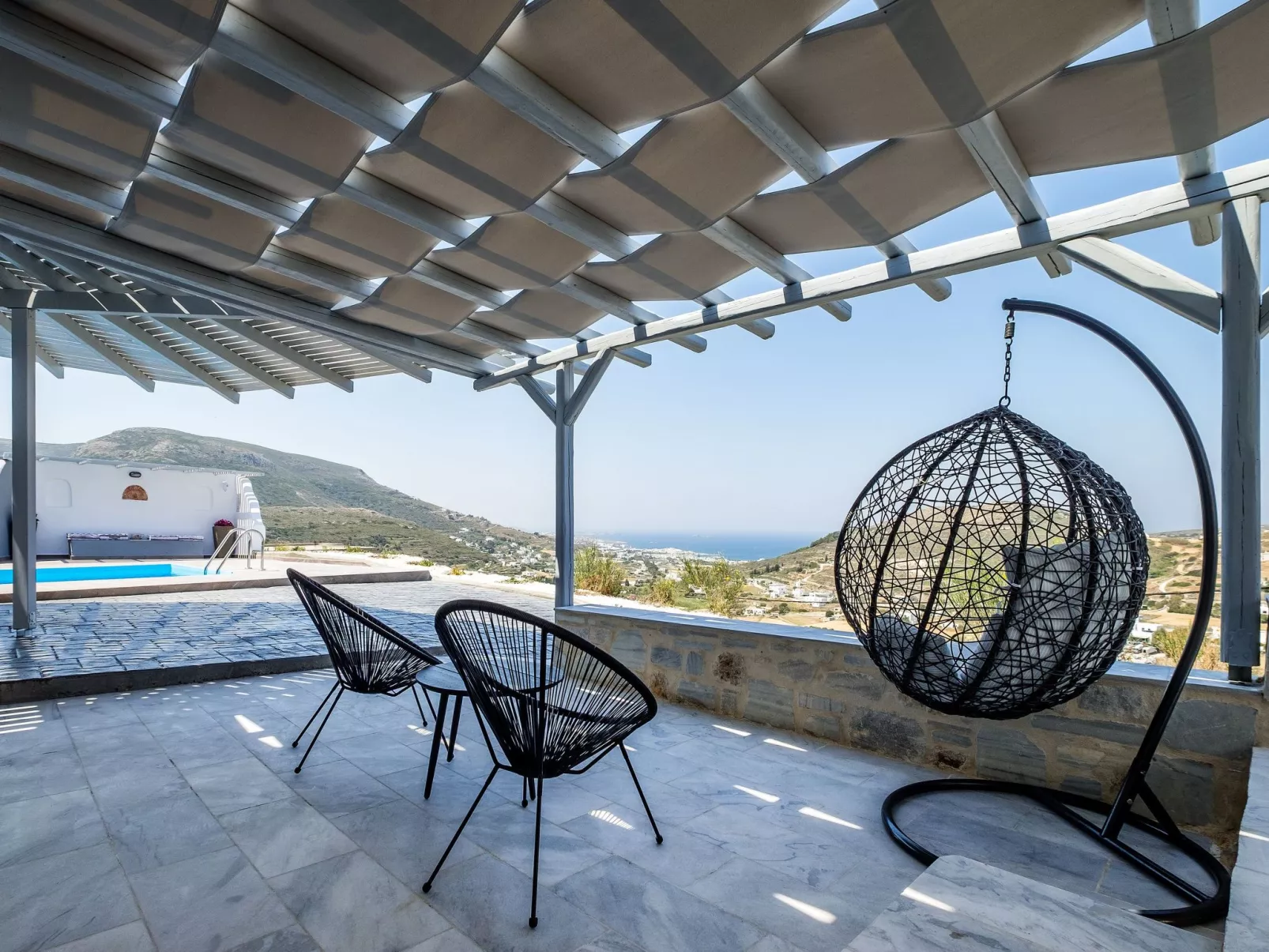 Mit Privatpool für 4 Personen ca. 70 m&sup2; in Elitas, Paros-Binnen