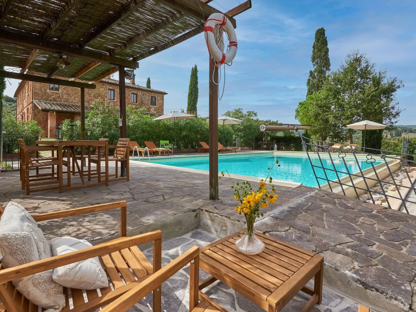 'Verbena' mit Pool-Buiten