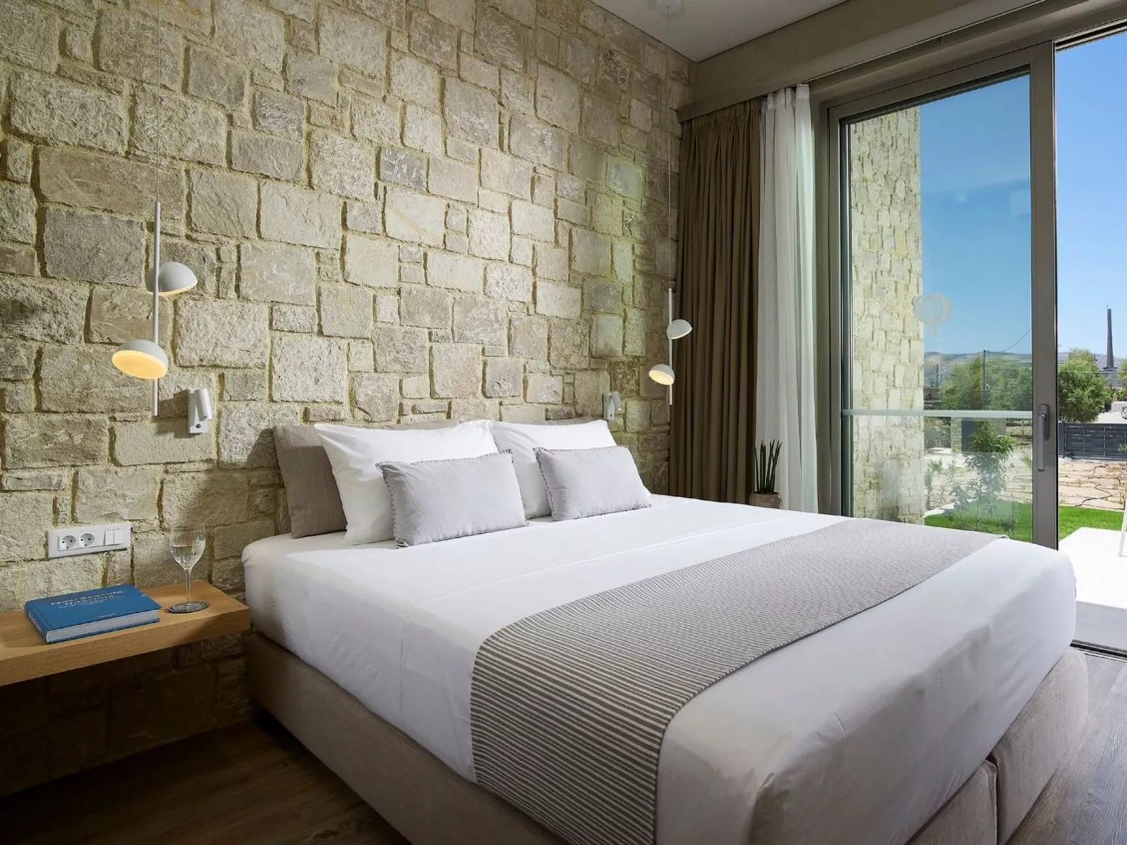 Villa am Strand von Ammos-Binnen