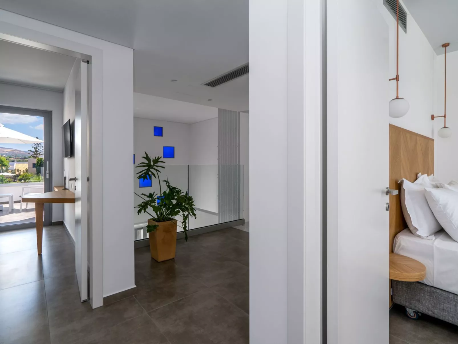 Dias Blaue Villa-Binnen