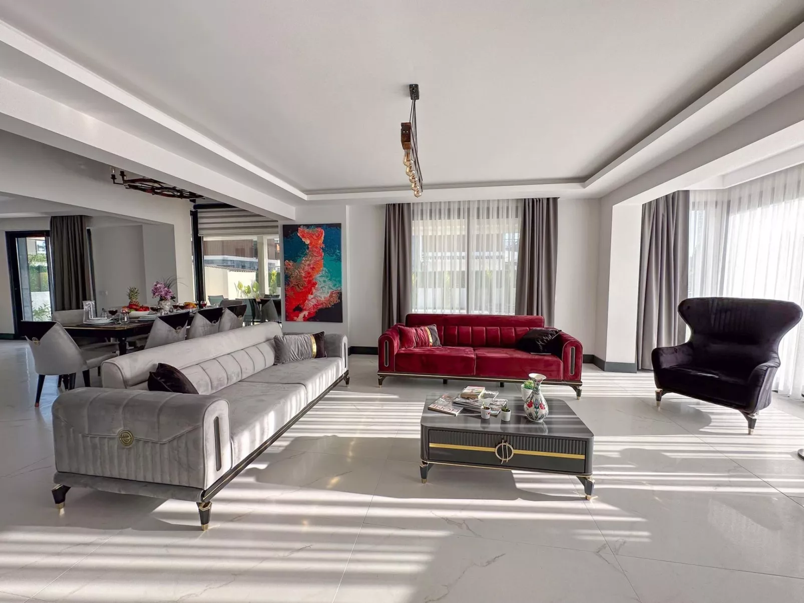 Luxuriöse Villa "Galaxy V4", 300 Meter vom Meer-Binnen