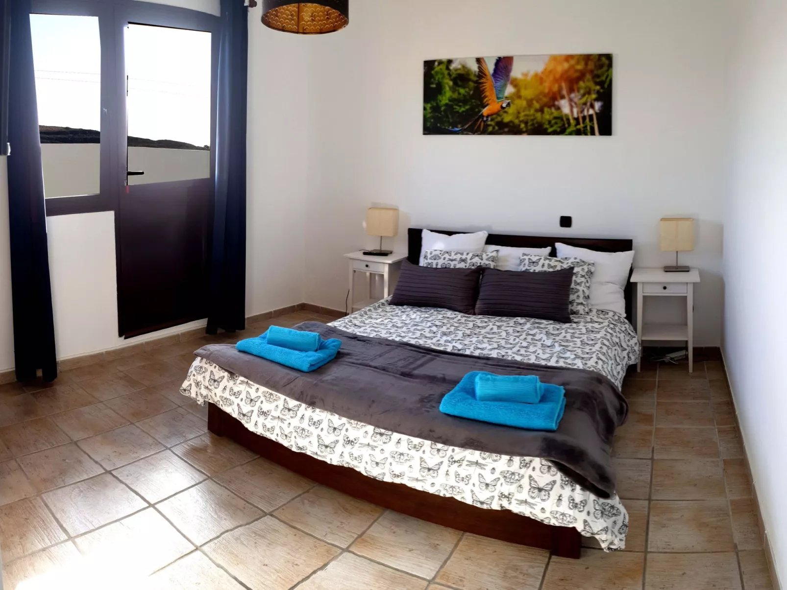 Meerblick Villa Tias-Binnen