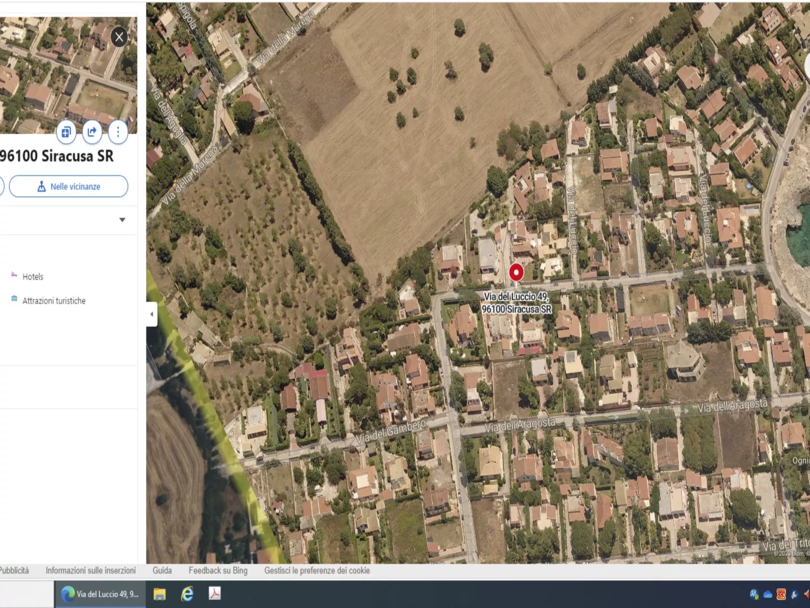 Ada Appartement Ognina-Buiten