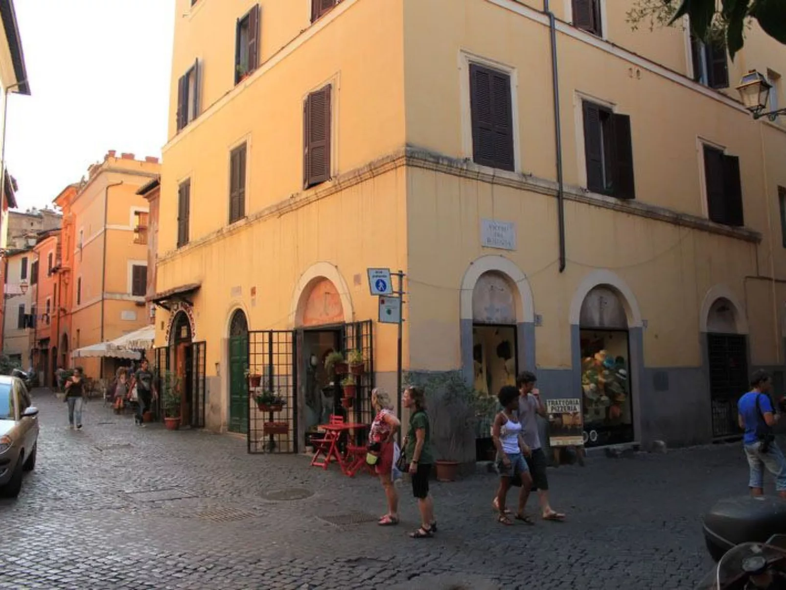 In Trastevere im Herzen von Rom-Binnen