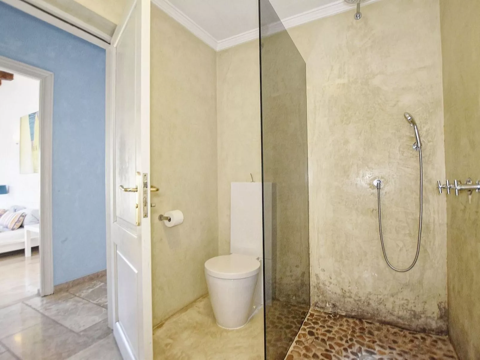 Ibizenkisches Haus mit Pool und Beachvolley-Blick-Binnen