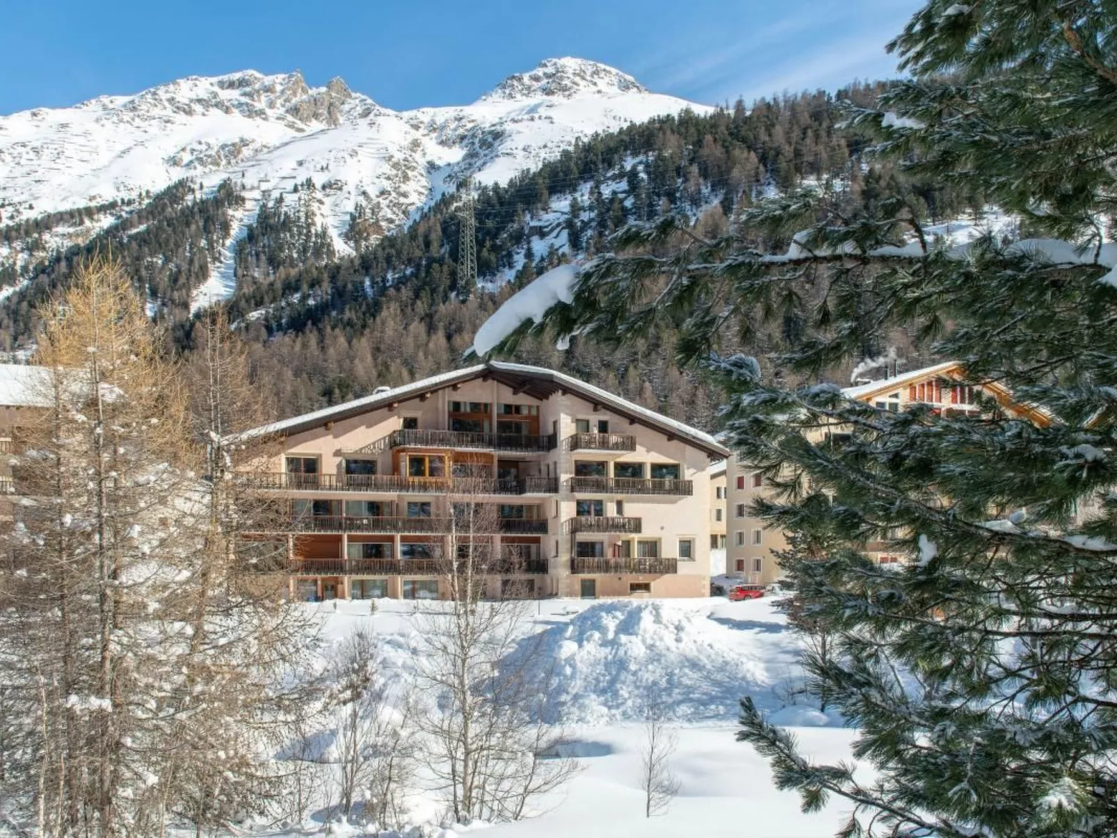 Chesa la Furia  1 Zi Whg 31m2-Binnen