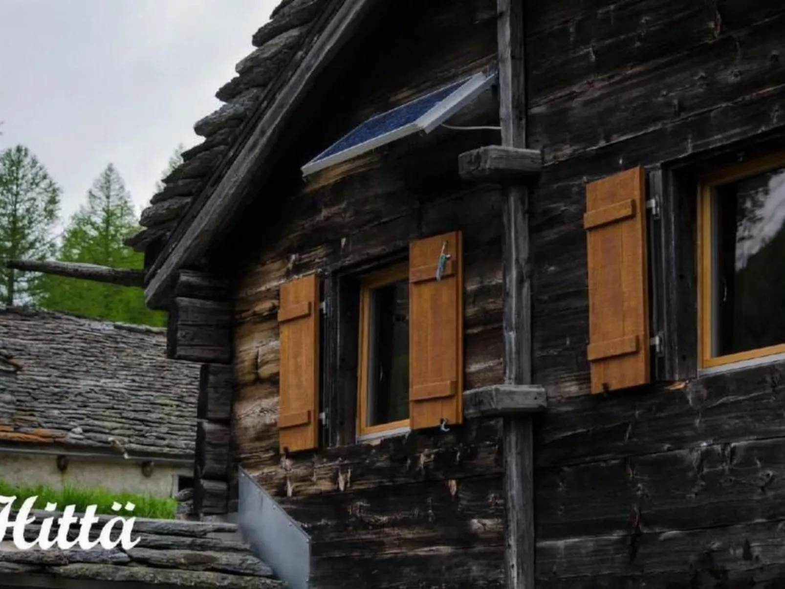 Alphütte Hittä in Simplon-Dorf im sonnigen Wallis-Buiten