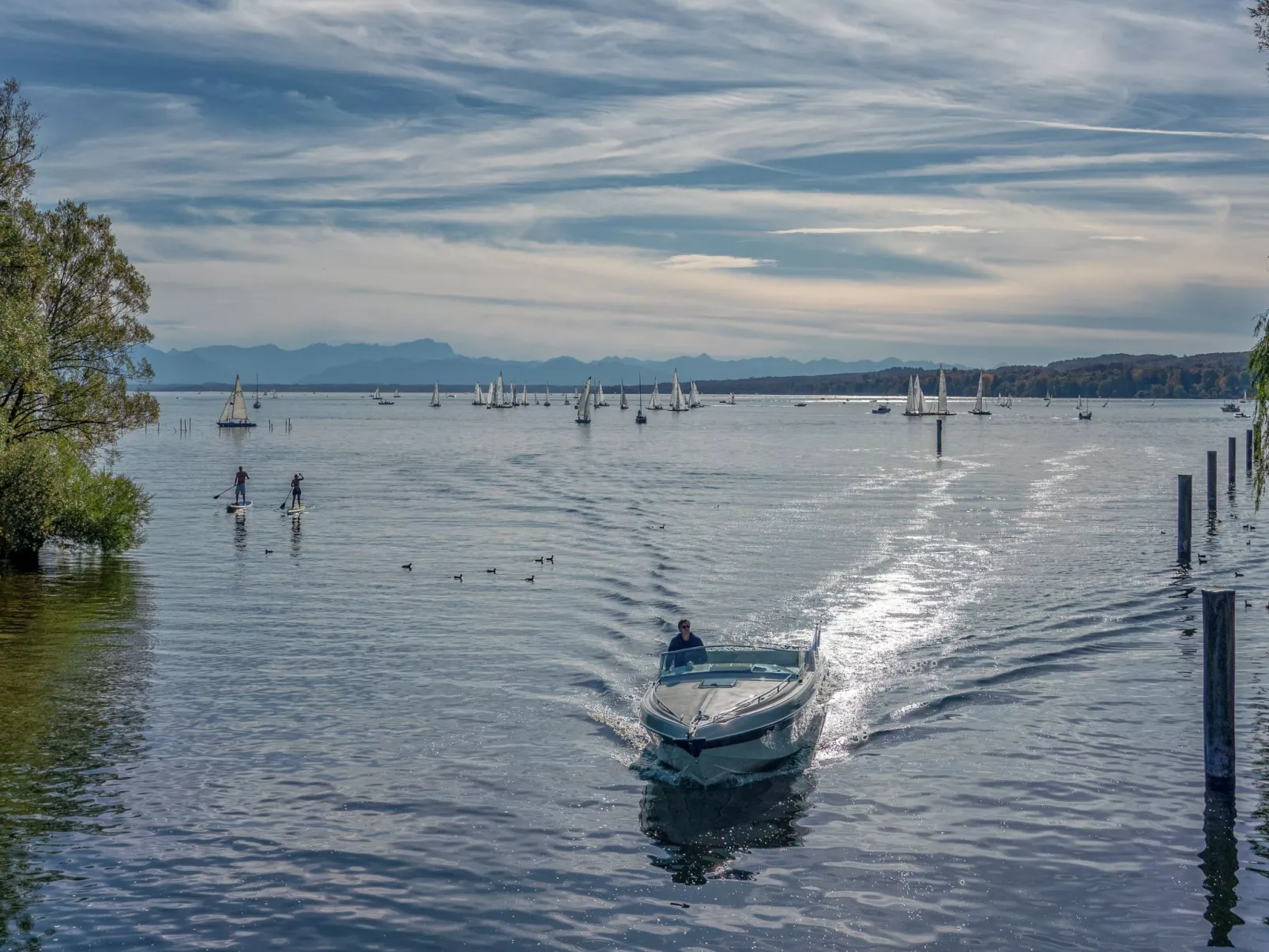 Appartement in Riederau mit Terrasse und Garten-Buiten
