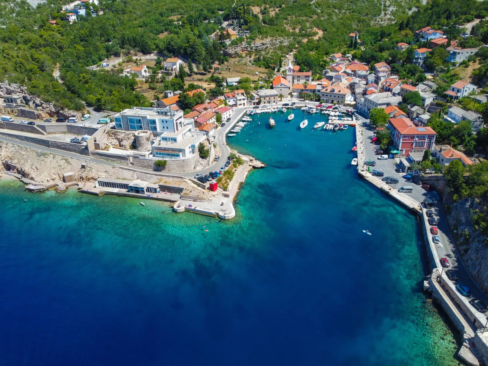 Für 6 Personen ca. 50 m&sup2; in Jablanac, Adriaküste Kroatien (Kvarner Bucht)-Omgeving